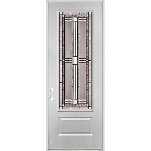8'0" Tall 3/4 Lite Fiberglass Prehung Door Unit #297