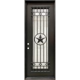 38" x 97" Texas Star Iron Prehung Door Unit