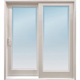 Composite Patio Sliding Double Door Unit Low-E Clear Glass