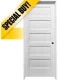 SPECIAL BUY: Modern 5-Panel Interior Prehung Door Unit