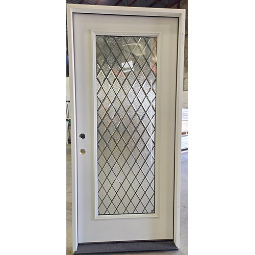 #Z022601 3/0 x 6/8 Diamond Granite Full Lite Fiberglass Door #Z022601 3/0 x 6/8 Diamond Granite Full Lite Fiberglass Door