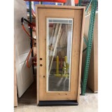 #Z082604 3/0 x 6/8 Knotty Alder Miniblind Door in Alder Jambs