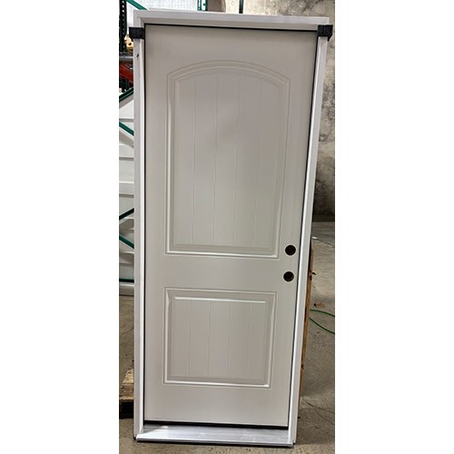 #Z0102503 Fiberglass Door 2-Panel Arch V-Groove (32") #Z0102503 Fiberglass Door 2-Panel Arch V-Groove (32")