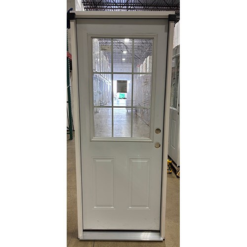 #Z0102504 Steel Door 9-Lite GBG (32") #Z0102504 Steel Door 9-Lite GBG (32")