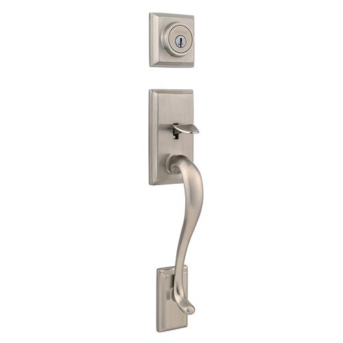 Kwikset Florence Exterior Door Handle Lockset Satin Nickel Kwikset Florence Exterior Door Handle Lockset Satin Nickel
