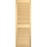 8'0" Tall Traditional Louver Louver Pine Interior Wood Door Slab