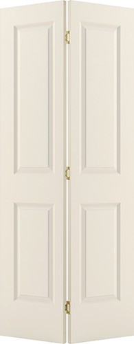 6'8" 2-Panel Smooth Molded Interior Bifold Doors