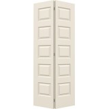 6'8" Modern 5-Panel Smooth Molded Interior Bifold Doors