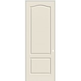 8'0" 2-Panel Eyebrow Smooth Molded Interior Prehung Door Unit
