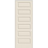 8'0" 6-Panel Modern Smooth Molded Interior Prehung Door Unit