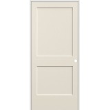 6'8" 2-Panel Flat Smooth Molded Interior Prehung Door Unit