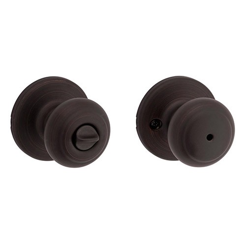 Kwikset Milan Privacy Interior Door Knob Oil Rubbed Bronze