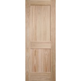 6'8" Tall 2-Panel Shaker Pine Interior Wood Door Slab
