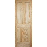 6'8" Tall 4-Panel Pine Interior Wood Door Slab