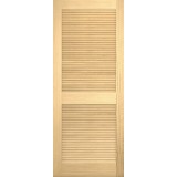 6'8" Tall Traditional Louver Louver Pine Interior Wood Door Slab