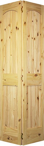 Lux Heritage 30x80 Pine Wood Bi-Fold Closet Door – Unfinished
