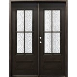 62" x 81" Tiffany Iron Prehung Double Door Unit