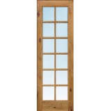 Interior 8'0" 12-Lite TDL Knotty Alder Wood Door Slab