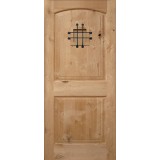Rustic Knotty Alder Wood Door Slab #UK26