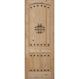 8'0" Tall Rustic Knotty Alder Wood Door Slab #UK20
