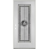 Texas Star Full Lite Fiberglass Prehung Door Unit #90