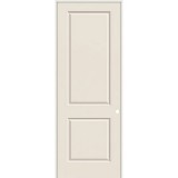 8'0" 2-Panel Smooth Molded Interior Prehung Door Unit