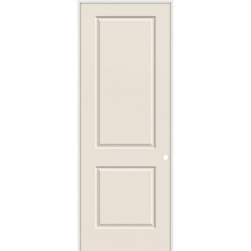 8'0" 2-Panel Smooth Molded Interior Prehung Door Unit