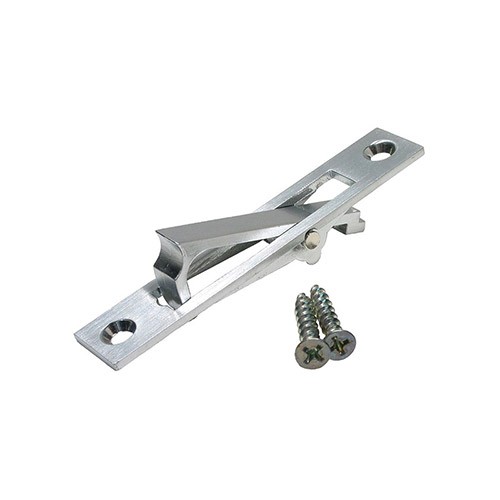 Pocket Door Edge Pull - Nickel