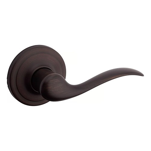 Kwikset Tuscany Passage Interior Door Lever Oil Rubbed Bronze