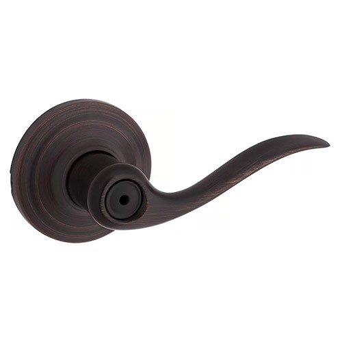 Kwikset Tuscany Privacy Interior Door Lever Oil Rubbed Bronze