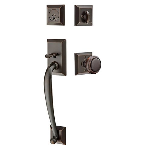 Cheap Emtek Franklin Handle Lockset Oil Rubbed Bronze