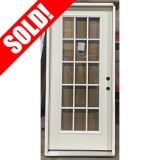 #Z062203 36" 15-Lite Steel Door