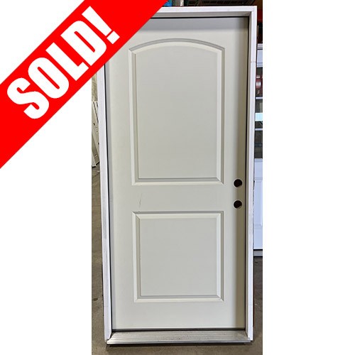 #Z122204 36" 2-Panel Arch Fire-Rated Door